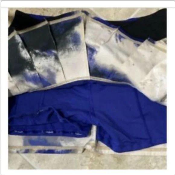 Lululemon Run Pace Setter Blue Black Ombre Skirt - Picture 5 of 6